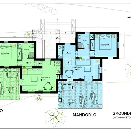 别墅 Handras-ulivo & Mandorlo, By Amorgos Homes